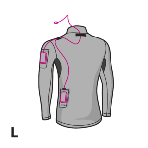 2 pockets - left side